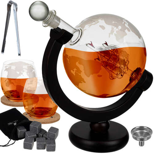 Whiskey set Globus 850ml